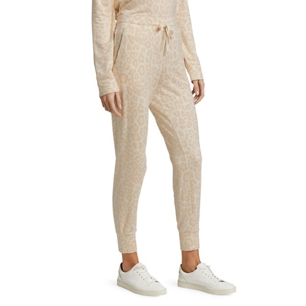 Splendid Supersoft Canyon Leopard Jogger Cream